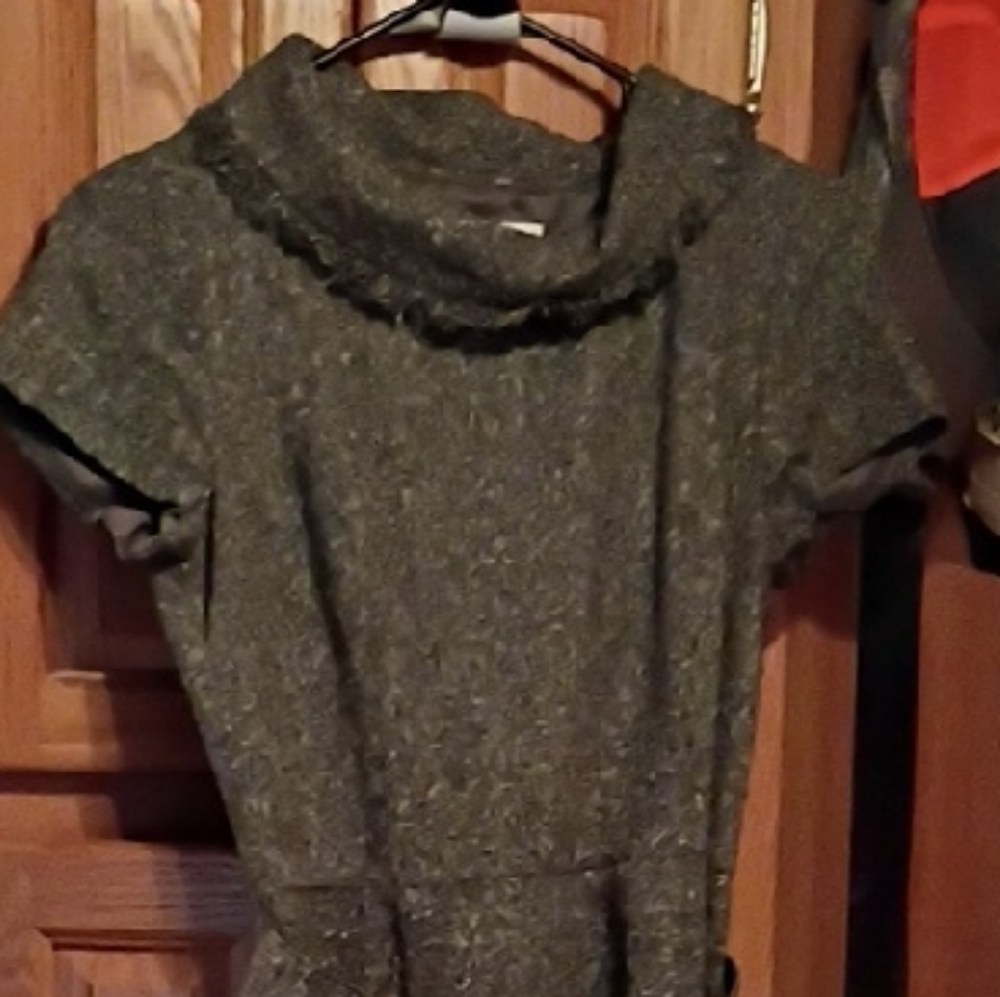 Talbots Charcoal Midi Dress